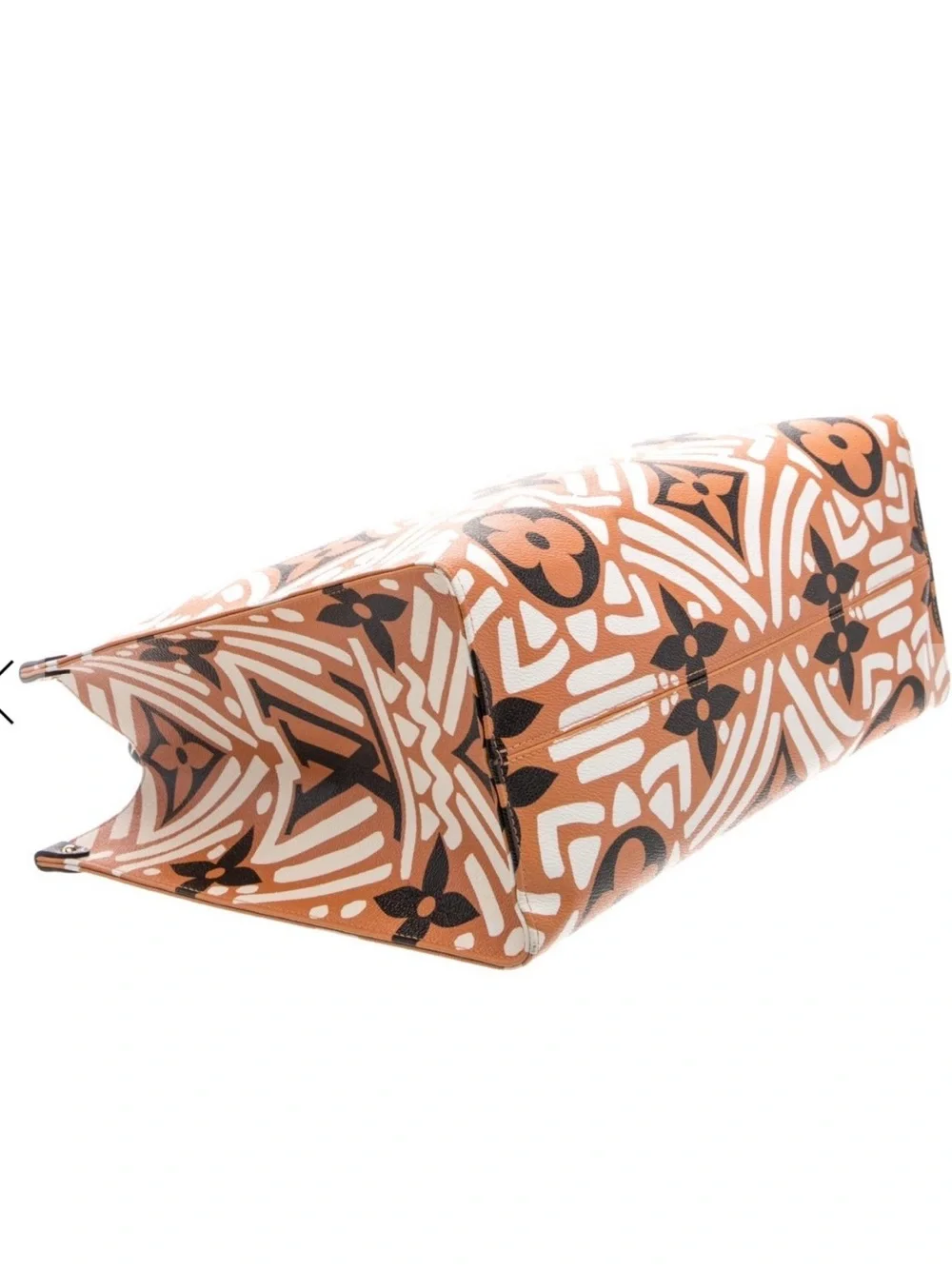 Louis Vuitton Orange, Black & White Monogram Reversible OnTheGo Tote